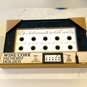 Wine Cork Memory Holder